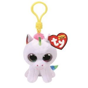 NWT // ty // beanie boo keychain (pixy)